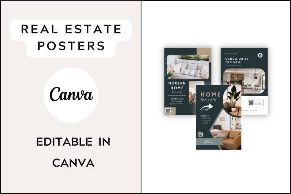 Commercial Poster for Realtors: Premium Graphics & Print Templates