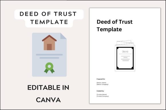 Deed of Trust Agreement Template for Graphic Design Projects