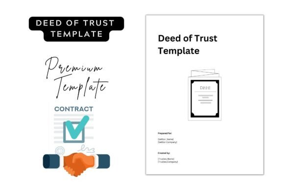 Deed of Trust Agreement Template PDF for Graphic Templates