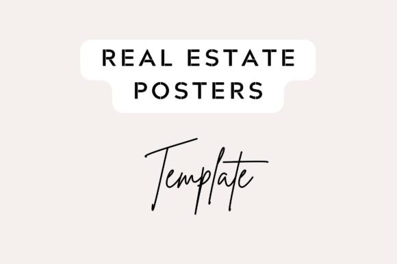Editable Real Estate Poster with QR Code: Graphics & Print Templates Review