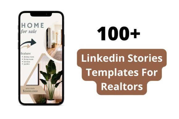Editable Realtor Linkedin Stories: Premium Graphics for Modern Branding
