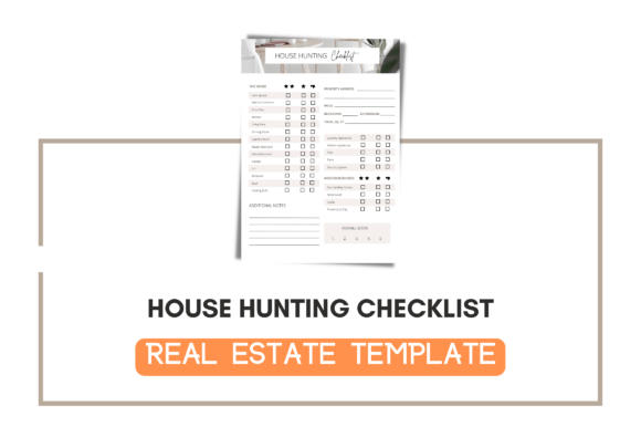 House Hunting Checklist Template: Essential Graphics for Sellers