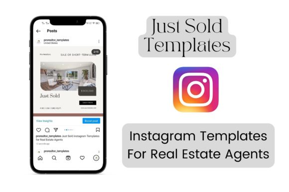 Just Sold Instagram Post for Realtors: A Graphic Templates Review