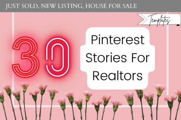 Pinterest Story Templates Real Estate Graphics for Crafters