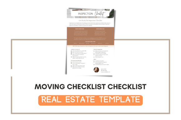 Realtor House Inspection Checklist Graphics for Digital Sellers
