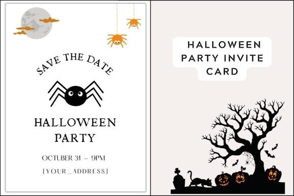 Scary Halloween Invitations for Graphic Templates