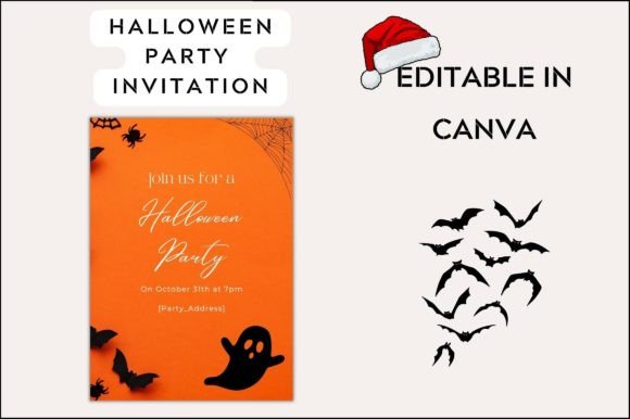 Sharaable Halloween Party Invitation